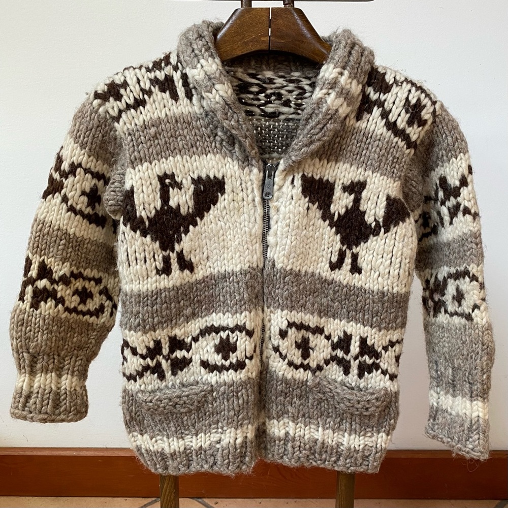 Kids authentic Cowichan sweater